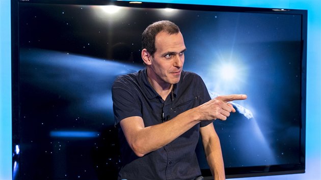 Astronom Petr Scheirich v diskusním pořadu Rozstřel. Astronom Petr Scheirich v diskusním pořadu Rozstřel.