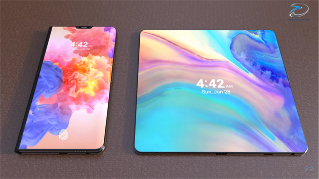 Koncept skládacího smartphonu od Huawei Koncept skládacího smartphonu od Huawei