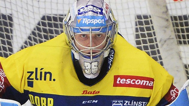 Brankář Zlína Jakub Sedláček. Brankář Zlína Jakub Sedláček.