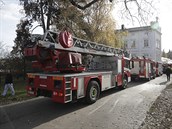 Hasiči zasahovali v Museu Kampa u požáru výtahu. (14.11.2018) Hasiči zasahovali v Museu Kampa u požáru výtahu. (14.11.2018)