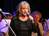 Eva Pilarová na koncertě k 90. narozeninám zpěvačky Yvetty Simonové (Praha, 18....