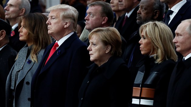 V Pai se k 100. vro konce prvn svtov vlky konaly vzpomnkov akce za asti sttnk z celho svta, napklad americkho prezidenta Donalda Trumpa i nmeck kanclky Angely Merkelov. (11. listopadu 2018)