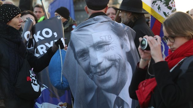 Praha, 17.11.2018, oslavy, sttn svtek 17.listopad, Den boje za svobodu a demokracii