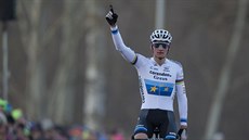 Vítězný Nizozemec Mathieu Van Der Poel. Vítězný Nizozemec Mathieu Van Der Poel.
