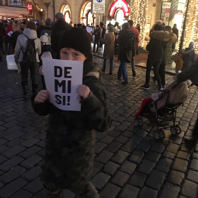 Demonstrace za odstoupení Andreje Babiše 17.11.2018