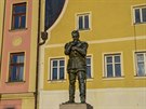 Albrecht z Valdštejna na náměstí ve Frýdlantě Albrecht z Valdštejna na náměstí ve Frýdlantě