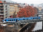 Oprava železniční trati mezi horním a dolním nádražím v Karlových Varech... Oprava železniční trati mezi horním a dolním nádražím v Karlových Varech...