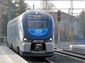 RegioShark na karlovarském nádraží. RegioShark na karlovarském nádraží.