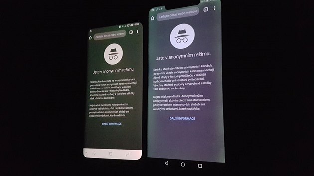 Nazelenal displej Huawei Mate 20 Pro v porovnn se Samsungem Galaxy S9