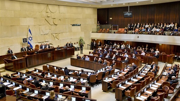 Prezident Milo Zeman vystoupil na schzi izraelskho parlamentu v Jeruzalm. (26. listopadu 2018)