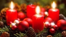 Adventní věnec tři svíčky Adventní věnec tři svíčky
