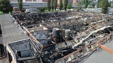 Škody po požáru přesáhly 130 milionů korun. Škody po požáru přesáhly 130 milionů korun.