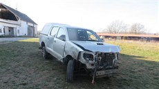 Škodu na autě nyní vyčíslují policejní vyšetřovatelé. Škodu na autě nyní vyčíslují policejní vyšetřovatelé.