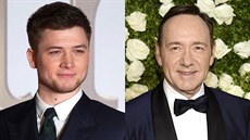 Taron Egerton a Kevin Spacey Taron Egerton a Kevin Spacey