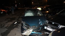 Dopravní nehoda v Jižní ulici v Hradci Králové (21. 11. 2018) Dopravní nehoda v Jižní ulici v Hradci Králové (21. 11. 2018)