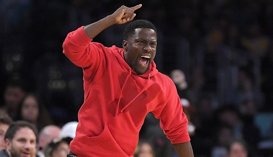 Kevin Hart na zápase NBA