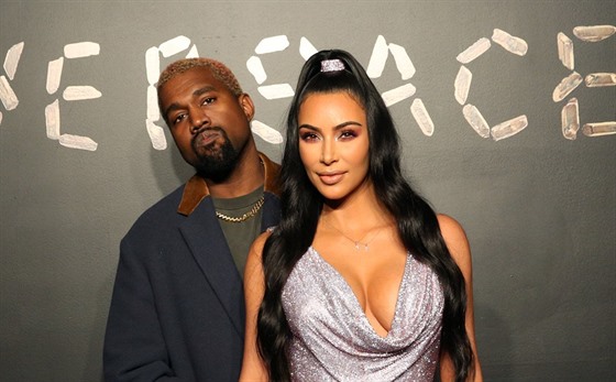 Kanye West a Kim Kardashianová (New York, 2. prosince 2018)