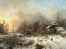 August Piepenhagen - Zimn krajina