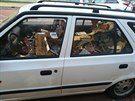 Auto vášnivého čtenáře. Auto vášnivého čtenáře.