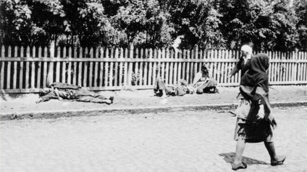 Obti hladomoru v ulicch Charkova roku 1933