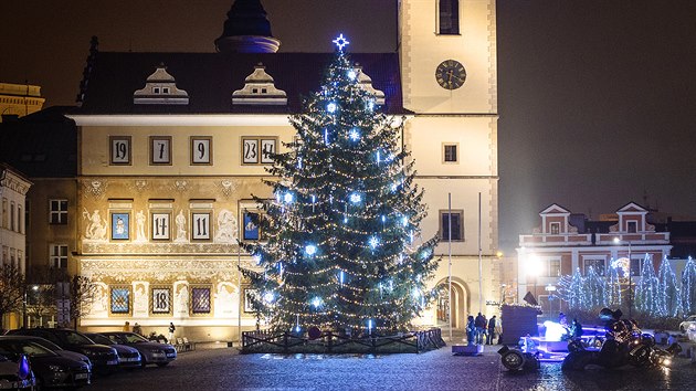 Vnon strom v Mlad Boleslavi (advent 2018)