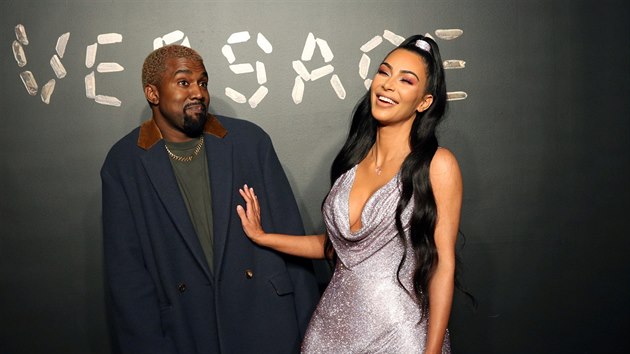 Kanye West a Kim Kardashianov (New York, 2. prosince 2018)