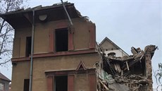Demolice vily na území pražské památkové zóny Vinohrady, Žižkov, Vršovice... Demolice vily na území pražské památkové zóny Vinohrady, Žižkov, Vršovice...