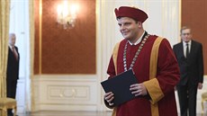 Prezident Miloš Zeman jmenoval na Pražském hradě Vladimíra Sedlaříka rektorem... Prezident Miloš Zeman jmenoval na Pražském hradě Vladimíra Sedlaříka rektorem...