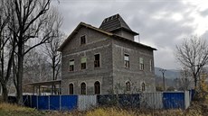 Stavba Malých lázní v Náchodě. Stavba Malých lázní v Náchodě.
