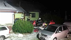 Jihomoravští hasiči zasahovali u požáru rodinného domu ve Valchově na Blanensku. Jihomoravští hasiči zasahovali u požáru rodinného domu ve Valchově na Blanensku.
