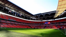 Slavný londýnský stadion Wembley. Slavný londýnský stadion Wembley.