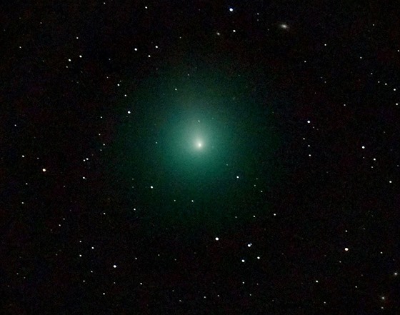 Kometa 46P Wirtanen (3. prosince 2018)
