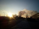 dnes 15:10 požar v areálu Pragorent (boužel je to uzavřený areal proto nemam vice fotek misto uzavrela policie dnes 15:10 požar v areálu Pragorent (boužel je to uzavřený areal proto nemam vice fotek misto uzavrela policie