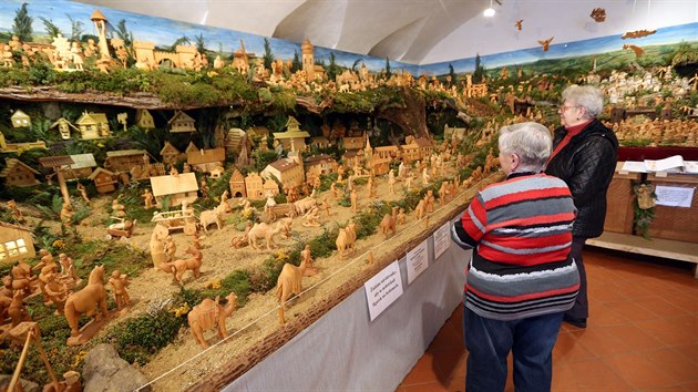 V třešťském Schumpeterově domě je k vidění i velkolepý betlém, který se každým... V třešťském Schumpeterově domě je k vidění i velkolepý betlém, který se každým...