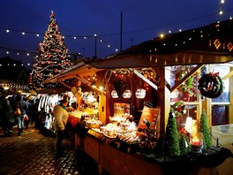 Vánoní trhy v estonském Tallinnu (prosinec 2018)