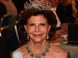 védská královna Silvia (Stockholm, 10. prosince 2018)