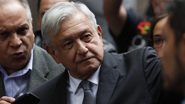 Mexick prezident Andres Manuel Lopez Obrador na snmku z 5. prosince 2018