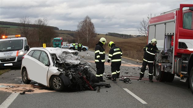Tragick dopravn nehoda u Drslavic.