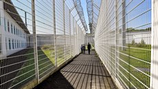 Zrekonstruovaná část věznice Vendin-le-Vieil pro radikalizované vězně. (4.... Zrekonstruovaná část věznice Vendin-le-Vieil pro radikalizované vězně. (4....