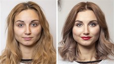 Gábina před a po proměně Gábina před a po proměně