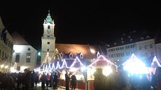 Vánoní trhy na Hlavním námstí v Bratislav