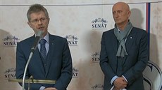 Senátoři Miloš Vystrčil i Ivo Valenta představili ústavní stížnost na systém... Senátoři Miloš Vystrčil i Ivo Valenta představili ústavní stížnost na systém...