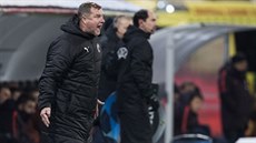 Plzeský kou Pavel Vrba bhem utkání Ligy mistr proti AS ím.