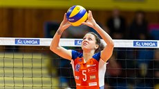 Šárka Kubínová z Olomouce nahrává. Šárka Kubínová z Olomouce nahrává.