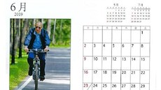 Japonský kalendá s Putinem