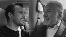 Karel Gott a Leoš Mareš v klipu k písni Být stále mlád Karel Gott a Leoš Mareš v klipu k písni Být stále mlád