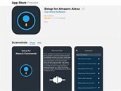 Falená aplikace Setup for Amazon Alexa, která mla údajn pomoci s nastavením...