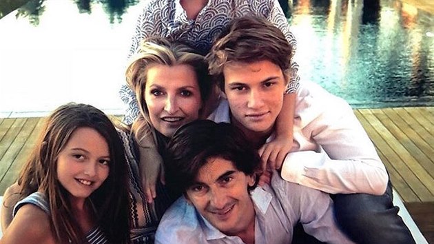Tereza Maxov s rodinou