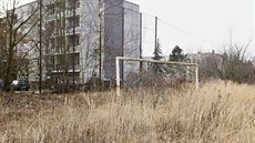 Bývalé škvárové hřiště v Suchém Vrbném v Českých Budějovicích (prosinec 2018).... Bývalé škvárové hřiště v Suchém Vrbném v Českých Budějovicích (prosinec 2018)....