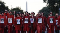 Protest v Argentině proti sexuálnímu násilí proti ženám (3. června 2018) Protest v Argentině proti sexuálnímu násilí proti ženám (3. června 2018)